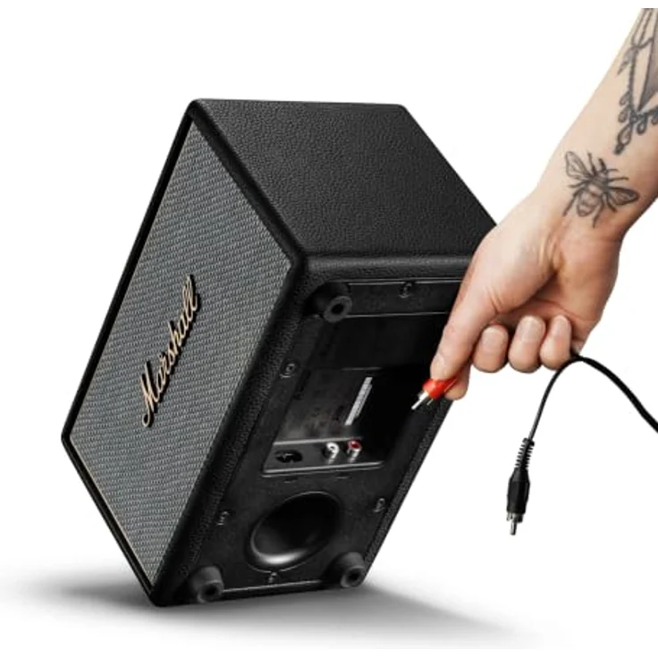 MARSHALL Acton IV Bluetooth-Home-Lautsprecher, raumfüllender Stereo-Sound, verbesserte Hochtöner, Black & Brass – Bild 10