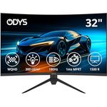 Odys Gaming Monitor XP32-X - 32 Zoll Curved FreeSync/G-Sync komp. Eye Care - Schwarz