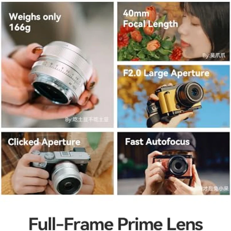 TTArtisan Autofokus 40 mm F2.0 Vollformat-Prime-Objektiv, Metallgehäuse, kompatibel mit Nikon Z-Halterung, Silber – Bild 4
