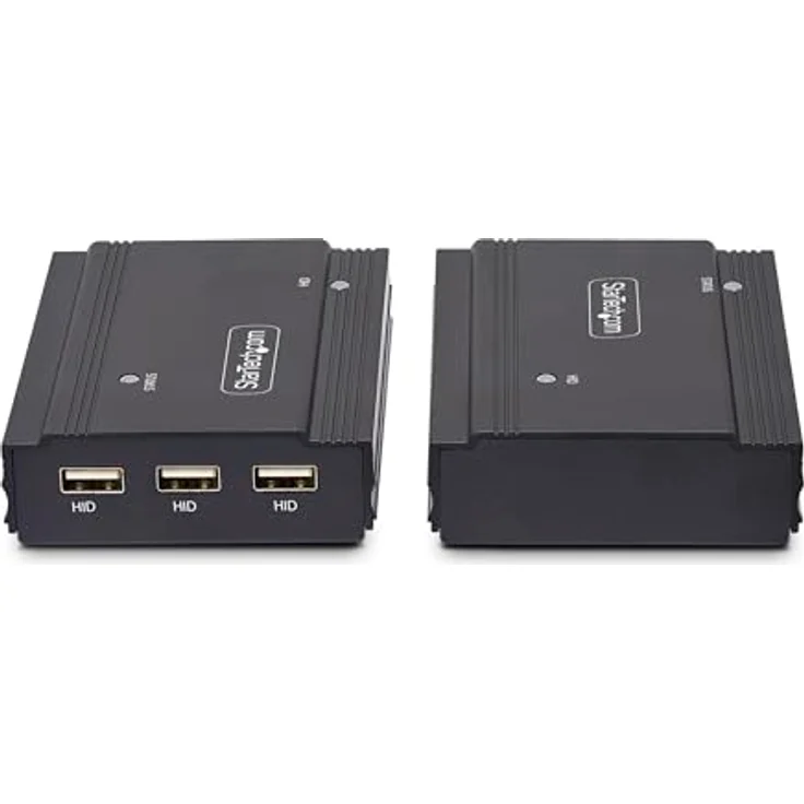 StarTech.com DisplayPort KVM Extender über Glasfaser, 4K60Hz, Konsolen-Extender 300m (Multimode), 4K KVM Verlängerung LWL, Schwarz – Bild 4