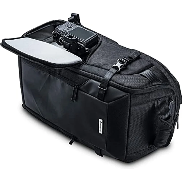 Vanguard VEO SELECT 48BF BK, Fotorucksack mit durchdachtem Innenlayout, gepolsterten Tragegurten, Schwarz – Bild 7