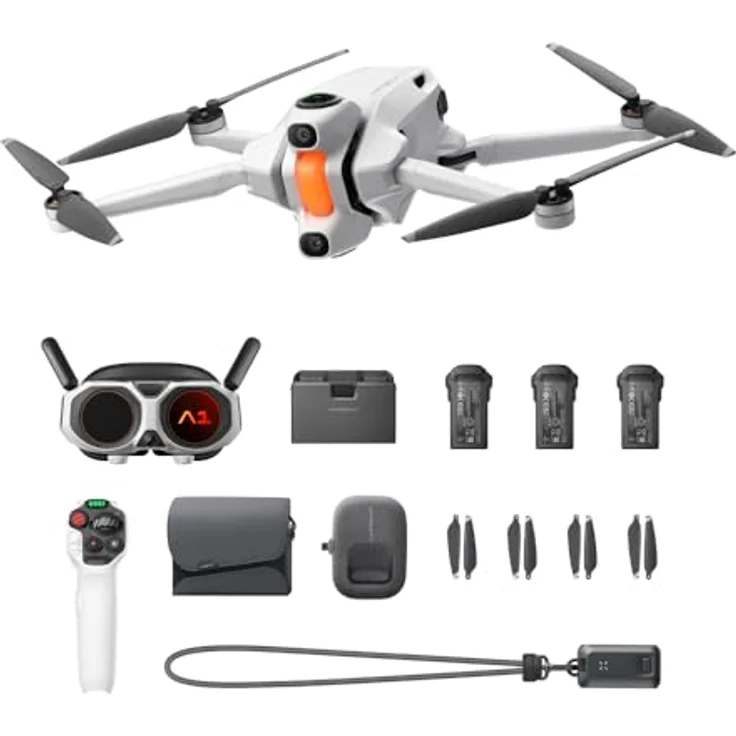 INSTA360 Antigravity A1 Explorer Bundle 360°-Kameradrohne, Weiß – Bild 2
