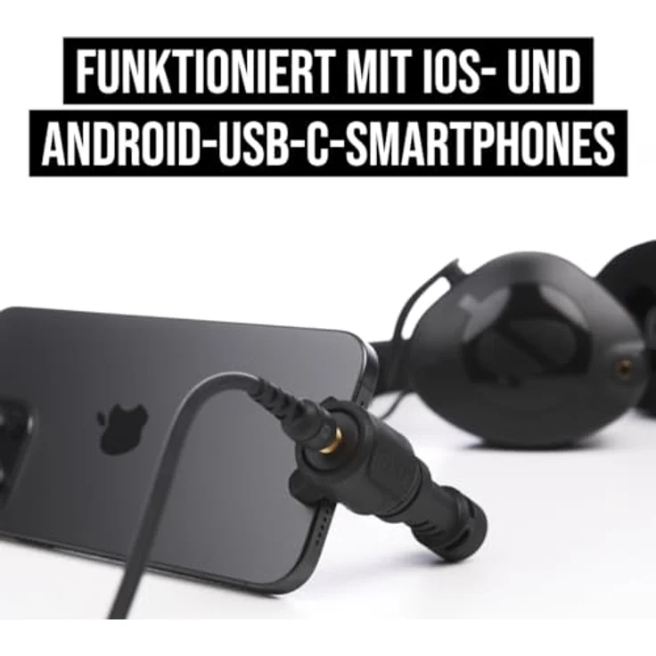 RØDE Videomic Me-C+ Kondensator-Richtmikrofon für iOS und Android Smartphones in Schwarz – Bild 5
