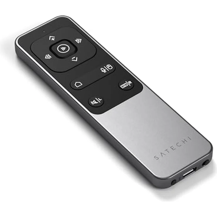 SATECHI R2 Bluetooth-Fernbedienung, Multimedia-Fernbedienung im Präsentations- & Medienmodus für MacBook Air & Pro M4, iPad Air & Pro M4 M3, kabellose Steuerung, wiederaufladbar, nicht kompatibel mit Windows 10/11 – Bild 2