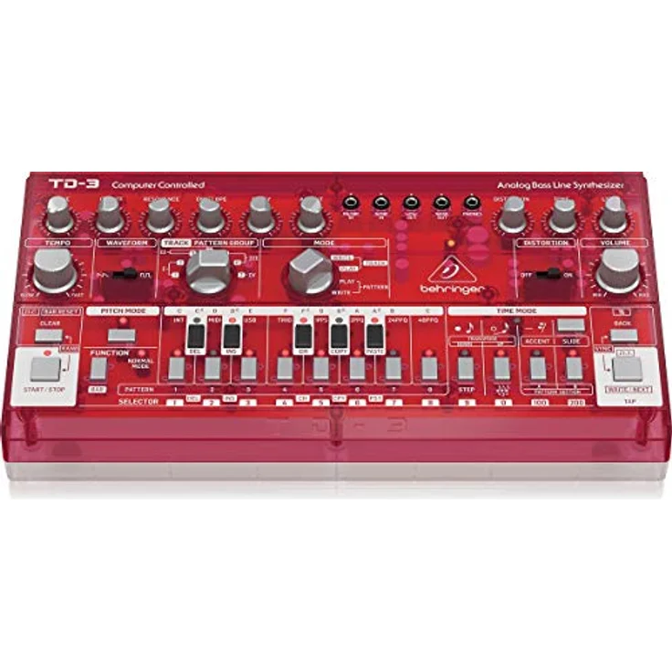 Behringer TD-3 SB, Analog Synthesizer Clone der Roland TB-303 mit Distortion, 16-Schritt Stepsequencer und 64 Patterns – Bild 6