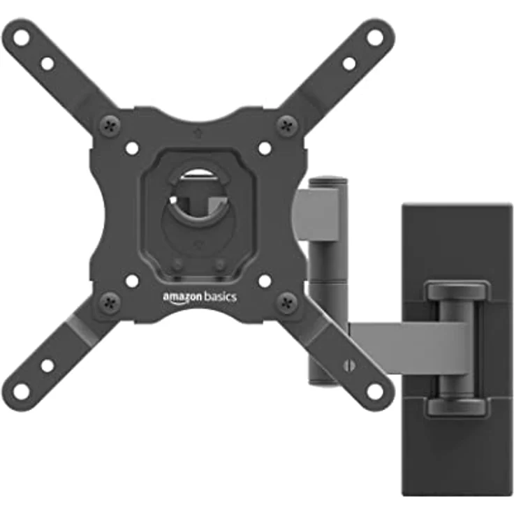 Amazon Basics TV-Wandhalterung mit voller Bewegung, für 12-Zoll (30,5 cm)- bis 40-Zoll (101,6 cm) Fernseher und VESA 200 x 200 – Bild 1