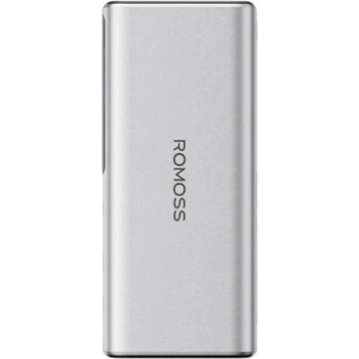 Romoss PPU20 20000mAh 130W Powerbank (Silber) - Leistungsstarke Powerbank mit intelligenter Energieverwaltung