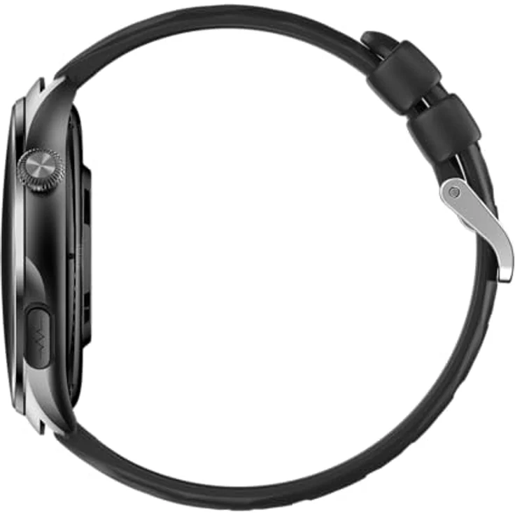 Knauermann PRO 4 (2026) Rund Schwarz, EKG Gesundheitsuhr mit Blutdruck- und Pulsanalyse, Telefonie, IP67, Exklusivpaket mit 4 Armbändern – Bild 5