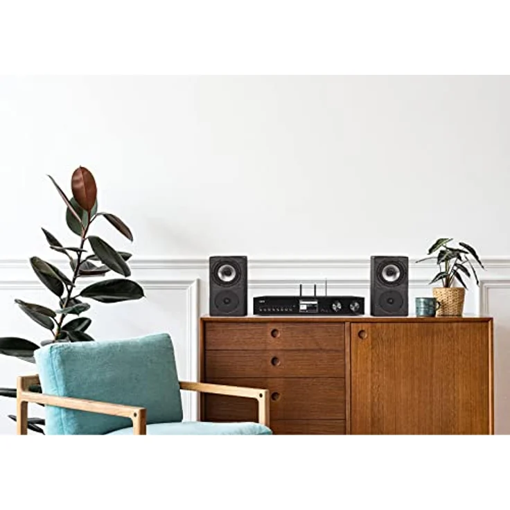 Imperial DABMAN i560 CD - HiFi Anlage mit Verstärker und CD Player - Internetradio/Digitalradio (DAB+ / DAB/UKW/WLAN/LAN, HDMI ARC, Bluetooth senden und empfangen, Streaming Dienste) schwarz – Bild 4