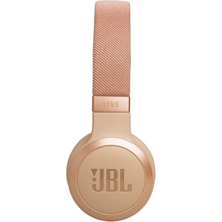 JBL Live 670 NC – Bluetooth On-Ear-Kopfhörer mit adaptivem Noise-Cancelling – Kabellose Ohrhörer Signature Sound und Sprachassistent – Langer Musikgenuss für bis zu 65 Stunden – Sandstein – Bild 3