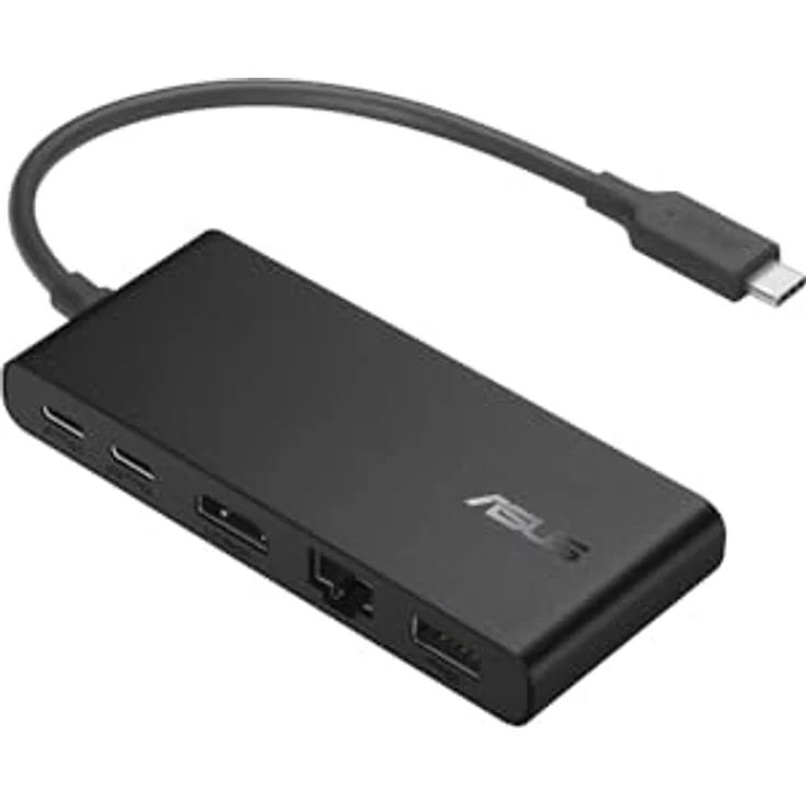Asus USB-C Hub DC201 Schwarz, USB-Hub der Marke ASUS, mehrfarbig – Bild 2