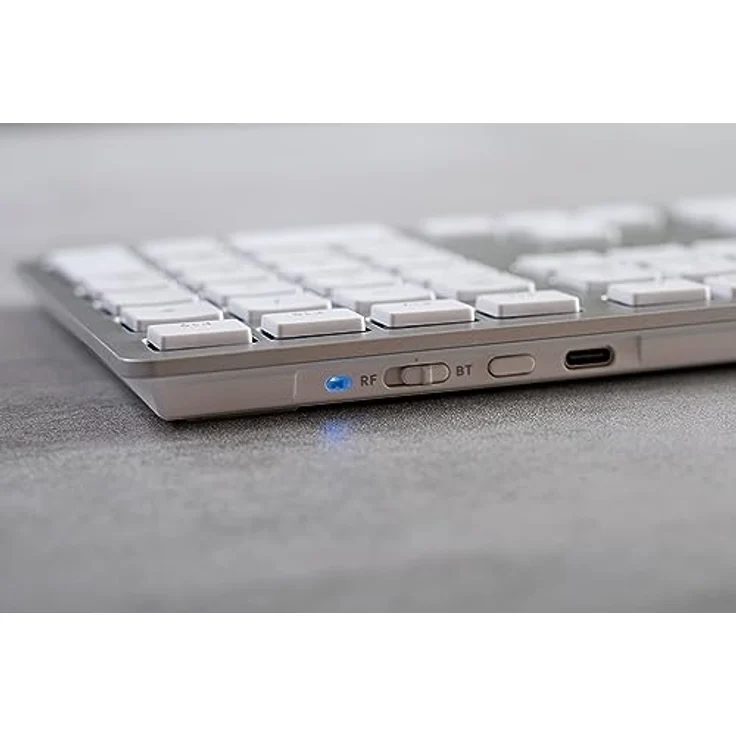 CHERRY TAS KW 9100 SLIM FOR MAC Wireless US-Layout silver/w (US, Kabellos), Tastatur, Silber - CHERRY Wireless Tastatur mit US-Layout in Silber – Bild 4