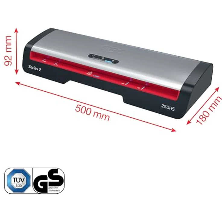 GBC Laminiergerät 250HS, Hochgeschwindigkeits-Laminierer für A3-Dokumente, 500 mm/min, 75-125 µm, EU Version – Bild 3