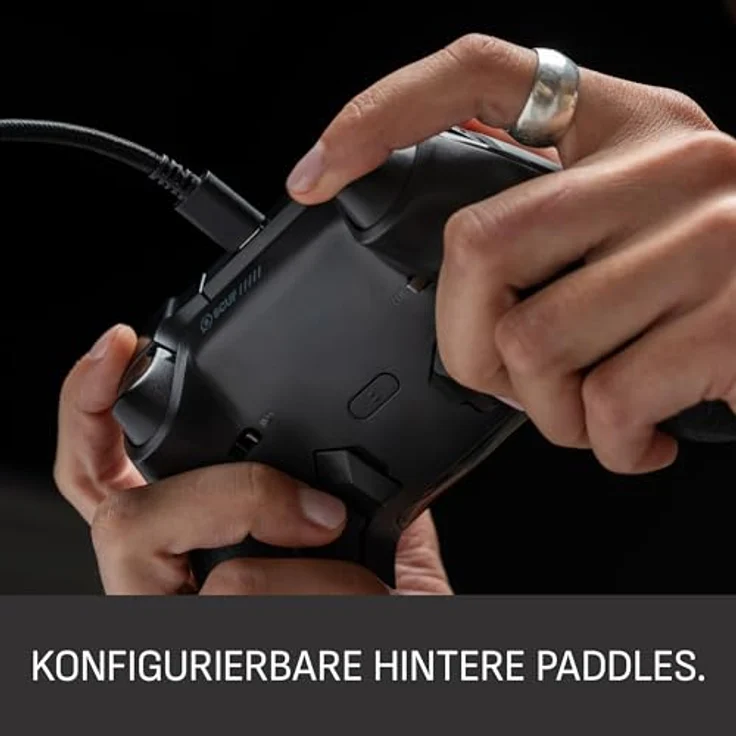 Scuf VALOR PRO Xbox-Performance-Controller mit Kabel – Anpassbare Rücken-Paddles, Sofort-Triggern, Hall-Effekt-Daumenstifte, Audio-Steuerungen, Xbox Series X|S, Xbox One – Stahl Grau – Bild 2