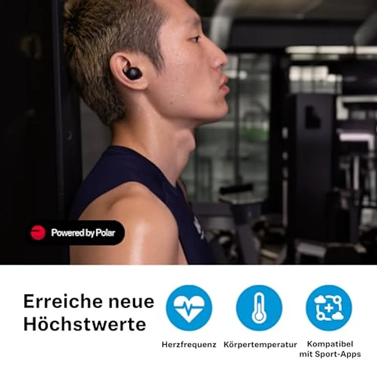 SENNHEISER Momentum Sport, In-ear Kopfhörer Bluetooth Black – Bild 5