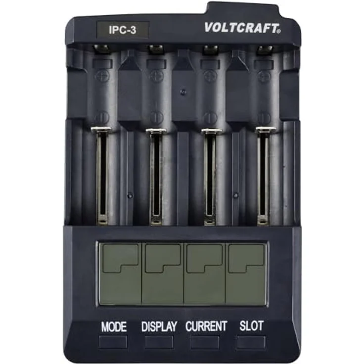 VOLTCRAFT Rundzellen-Ladegerät LiIon, NiCd, NiMH IPC-3 10440, 14500, 16340, 16650, 17355, 17500, 17670, 18490, 18500, 18650 – Bild 2