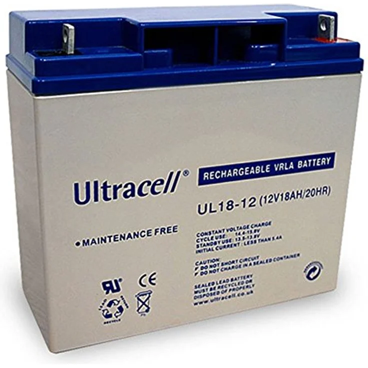 UL18-12 Blei-Akku 12 Volt, 18Ah mit M5 Gewinde – Bild 1