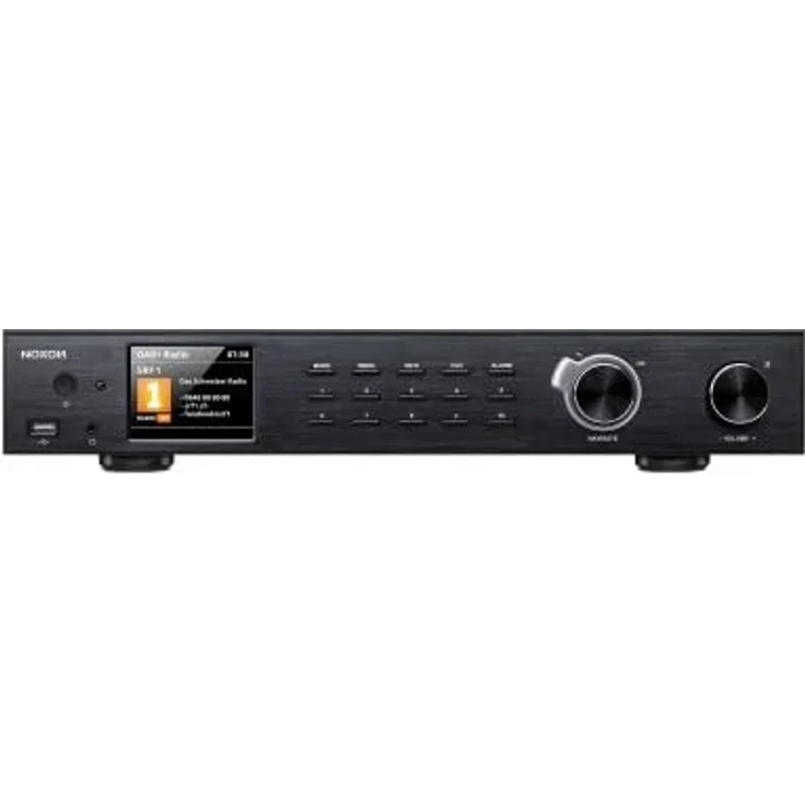 Noxon A 571 schwarz, Internetradio, DAB+, UKW Tuner, Spotify, Bluetooth, USB, LAN + WLAN – Bild 2