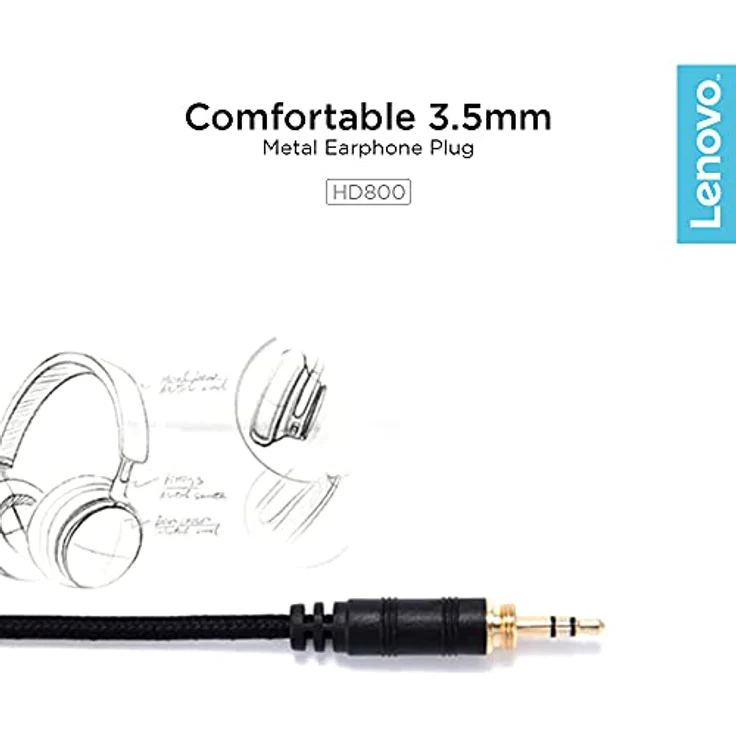 Lenovo HD800 Headphones Black – Bild 5