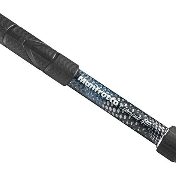Manfrotto Element MII MMELMIIA5BK, leichtes Alu-Reise-Einbeinstativ, 5 Segmente, Handgelenkschlaufe, Gummigriff, Drehverschlüsse, Traglast bis zu 15 kg, für Kompakt-, spiegellose und DSLR-Kameras – Bild 7