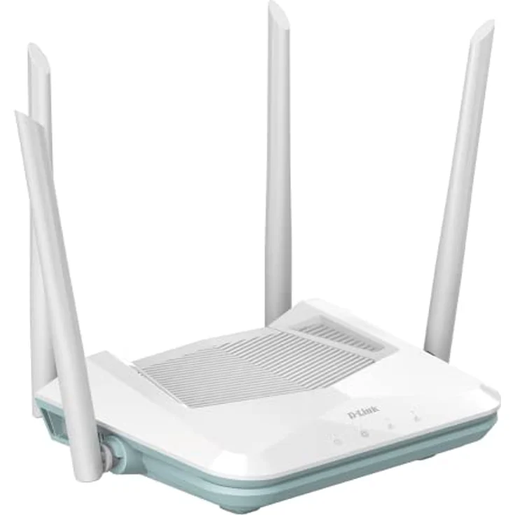 D-Link R15 Smart AX1500, WLAN-Router mit Wi-Fi 6, 1xWAN, 3xLAN, weiss, bis zu 128 Geräte, KI-optimierte Netzwerkleistung, WPA3-Sicherheit – Bild 3