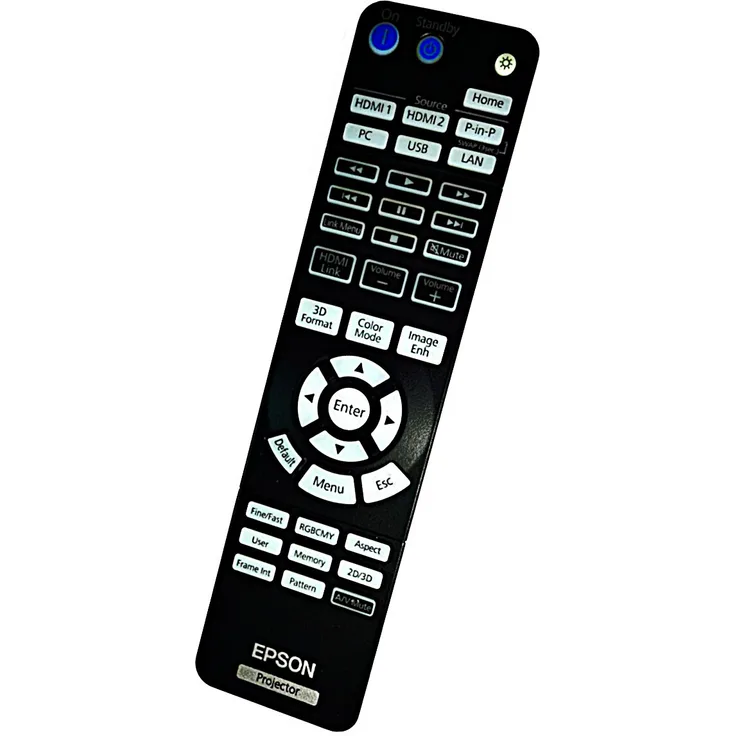 EPSON Fernbedienung 2175313, originale Ersatzfernbedienung für EH-TW6800 und EH-TW6700, sofort einsatzbereit ohne Programmierung