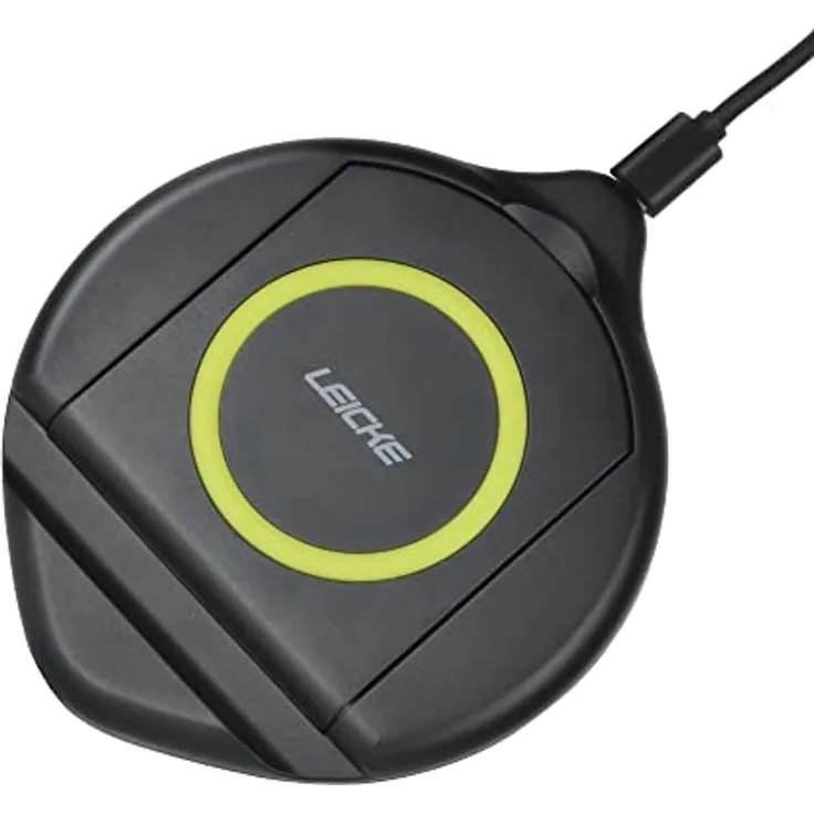 LEICKE Wireless Charger iPhone, kabelloses Ladegerät Ladestation | 10W Hochgeschwindigkeitsladen | Kompatibel mit Allen Qi-fähigen Geräten, für iPhone, Samsung Galaxy, Huawei, Google, Xiaomi, LG usw