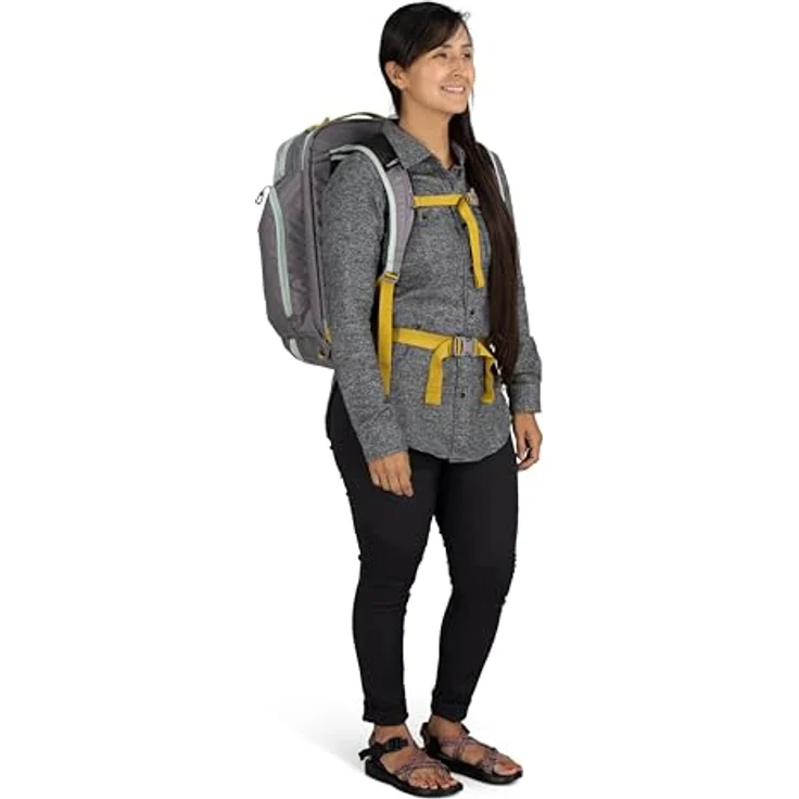 Osprey Transporter Carry On Bag 36, Reiserucksack 50 cm, 100% Polyester, schwarz – Bild 10