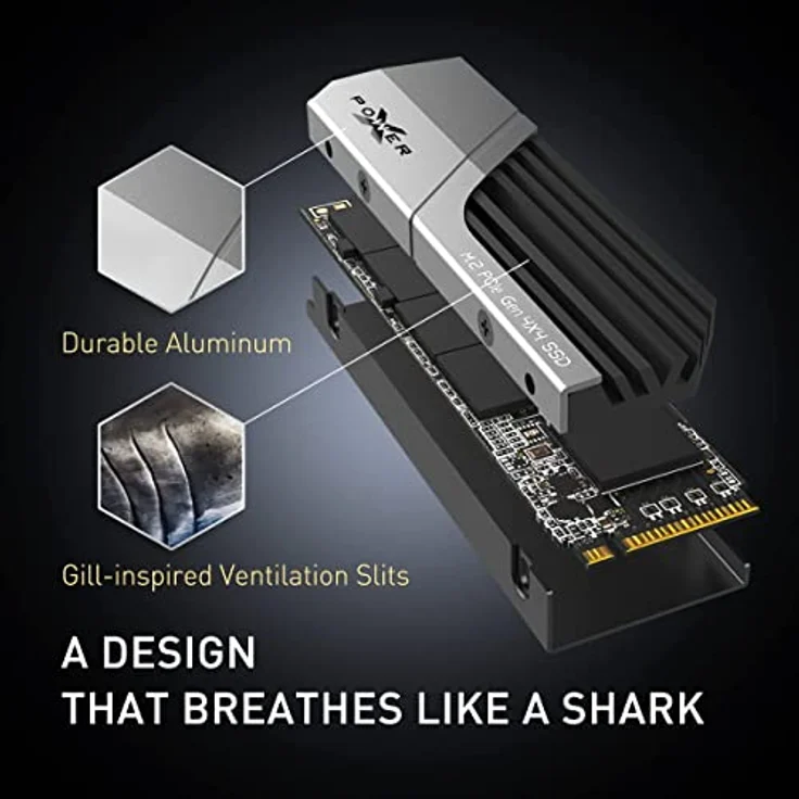 Silicon Power 1TB XS70 – funktioniert mit Playstation 5, Nvme PCIe Gen4 M.2 2280 interne Gaming SSD W/R bis zu 7.300 MB/6.000/s (SP01KGBP44XS7005) – Bild 4