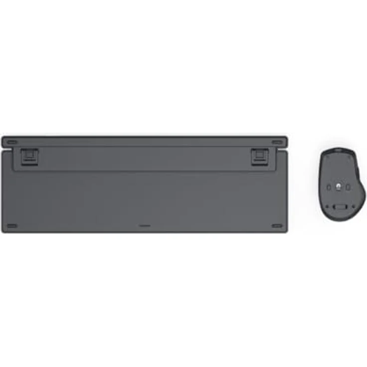 Hama Tastatur-Maus-Set kabellos WKM-750 (Multi-Device 1x Funk, 2X Bluetooth für PC, Laptop, Tablet, leise Tastatur LED, verstellbare Tippwinkel, FN-Lock, QWERTZ DE, ergonomische leise Maus) schwarz – Bild 4