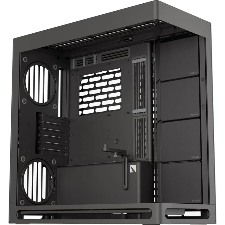 HAVN HS 420 PC-Gehäuse, Midi-Tower, E-ATX, Tempered Glass - Schwarz – Bild 1