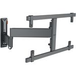 Vogel's TVM 3663, TV-Wandhalterung für 40" bis 77" Fernseher, Schwarz, neig- und schwenkbar, max. 35 kg, VESA 200x200 bis 600x400