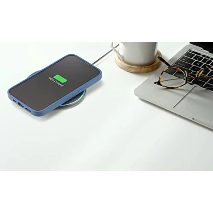 Cellularline | Fast Pad | Wireless Ladestation mit bis zu 15 W Ausgang - USB-C-Eingang - LED-Ladeaktivierung - Schwarz – Bild 2