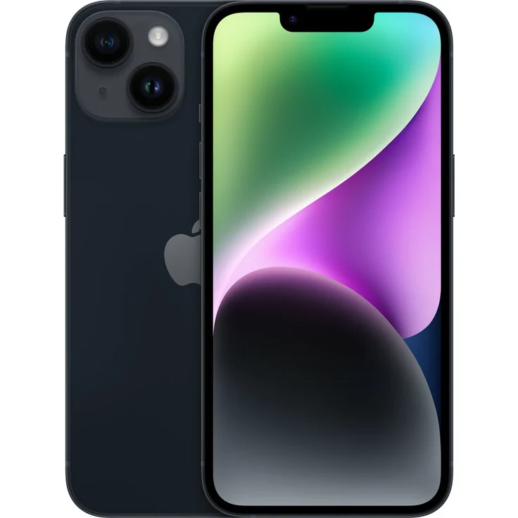 Apple iPhone 14 128GB Mitternacht C Grade, 6,1 Super Retina XDR OLED Display, 5G, Dual-SIM, A15 Bionic Chip, Dual-Kamerasystem - Blau