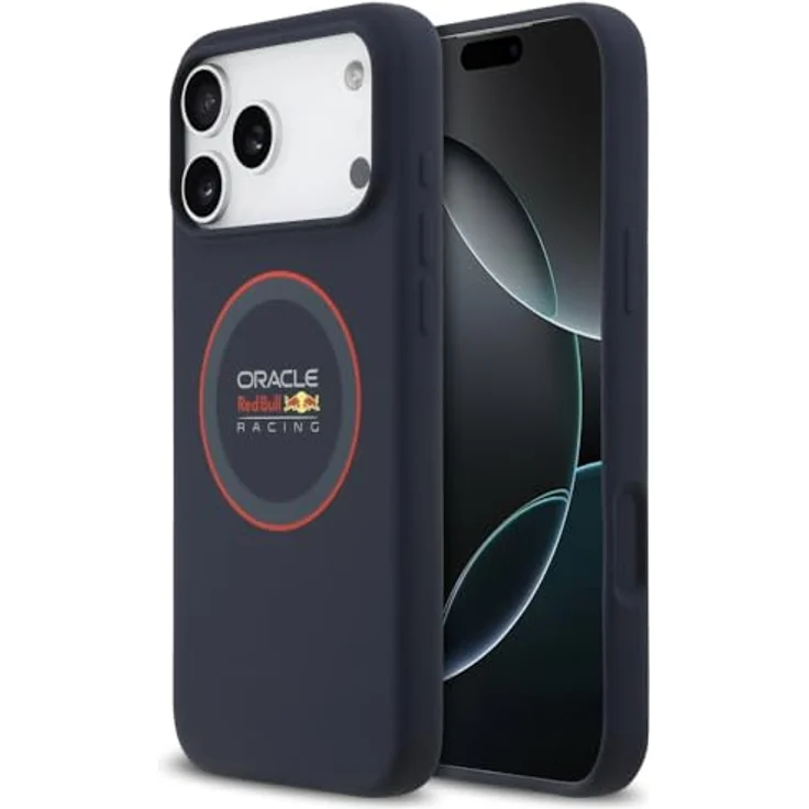 Red Bull MagSafe Silikon Hülle für iPhone 17 Pro Max, Navy Blue, stylischer Schutz mit ergonomischer Passform und Kratzschutz – Bild 1