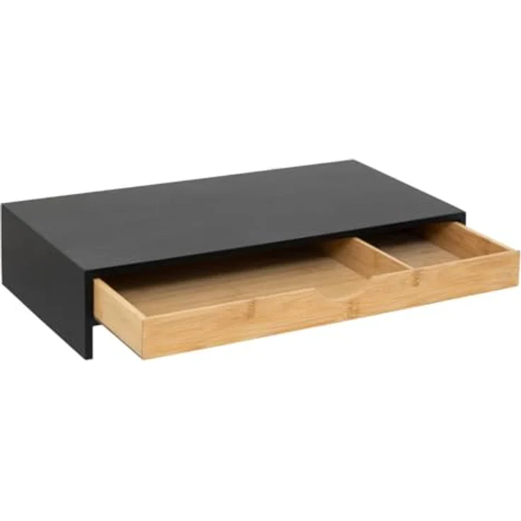 5five Bava, Computerbildschirmhalter mit Schublade, schwarz – Bild 2