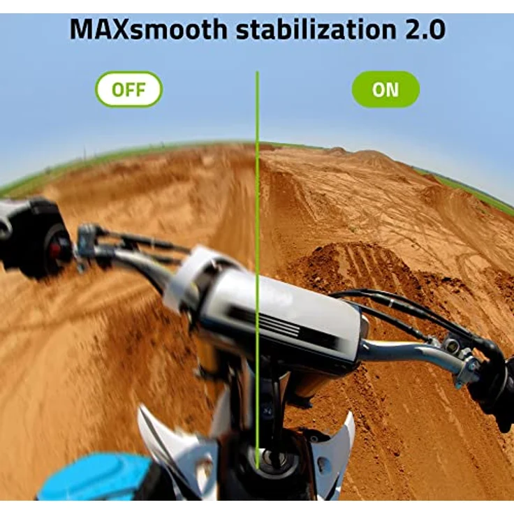 Lamax W10.1 Real 4K 60 fps Action Cam mit Stabilisierung MAXsmooth 2.0, Unterwasserkamera, Camcorder mit Dual Display, Komplettes Zubehör, Wi-Fi, Zeitlupenvideo, Zeitraffer, Tauchmodus – Bild 4