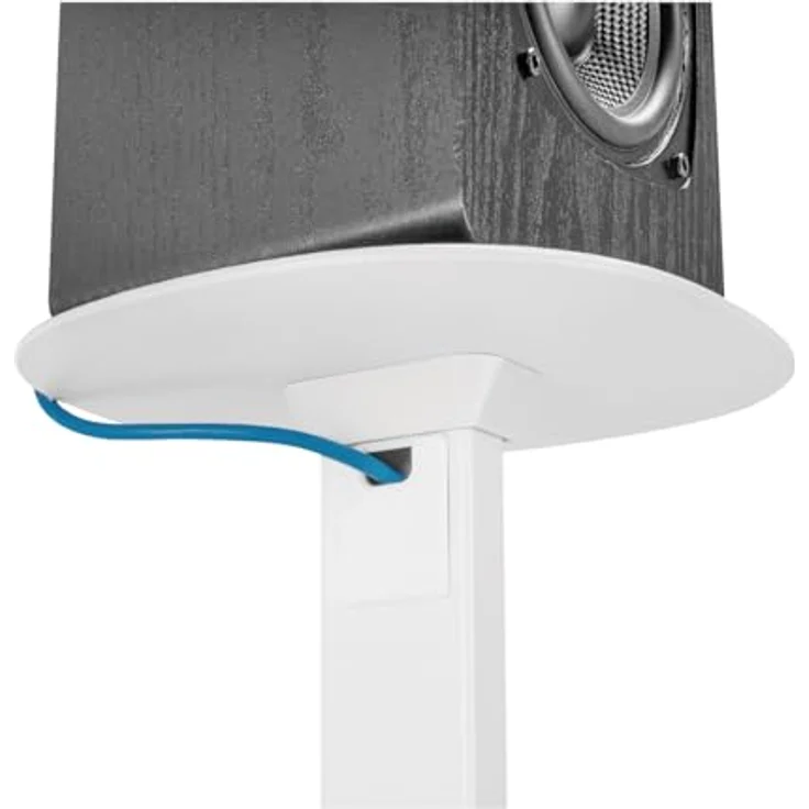 my wall höhenverstellbare Lautsprecherständer 2er-Set – HS23WL, universelle Ständer für JBL, SONOS, Bose oder Teufel, entkoppelt für optimalen Klang, schwarz – Bild 4