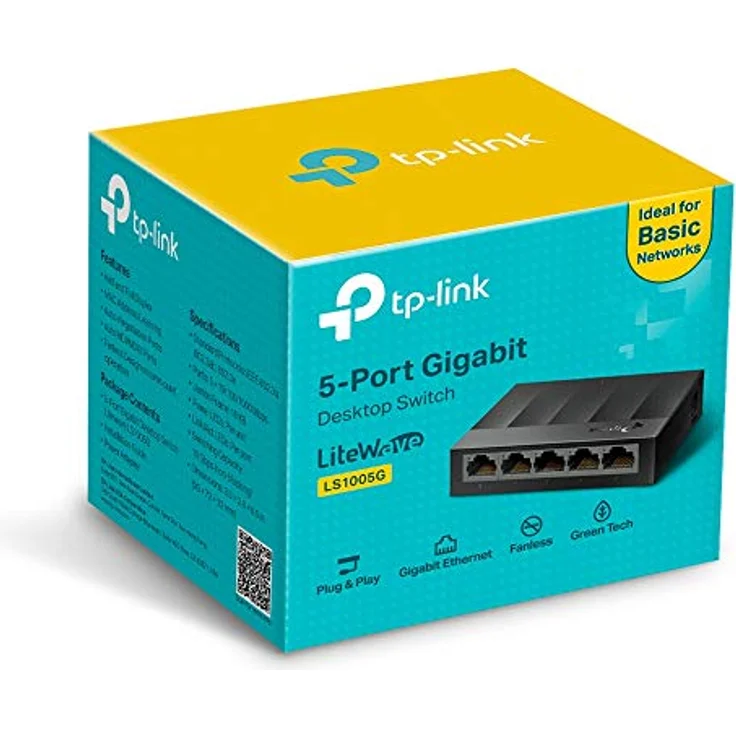 TP-Link 5-Port Desktop Switch (10-100-1000Mbit-S) Ls1005G|1.0|1|5 Years|Switch|Usb Stick|Usb Stick – Bild 5