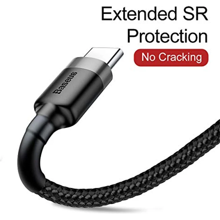 Baseus Cafule Cable - USB to USB-C Connect und Charge Cable 2 A, 2 M (Grey-Black) – Bild 8