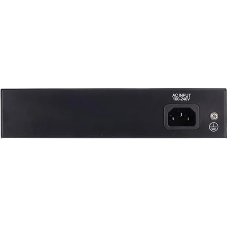 InLine PoE+ Gigabit Netzwerk Switch 5 Port mit 4X PoE+ Ports, 65 Watt, 1x SFP-Port, LWL / Glasfaser, LAN, 1GBit/s, Desktop, lüfterloses Metallgehäuse, schwarz, 32305R – Bild 3