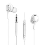 WIWU kabelgebundene Ohrhörer EB310 Klinke 3,5mm schwarz - IN-Ear-Kopfhörer Weiß, universell einsetzbar