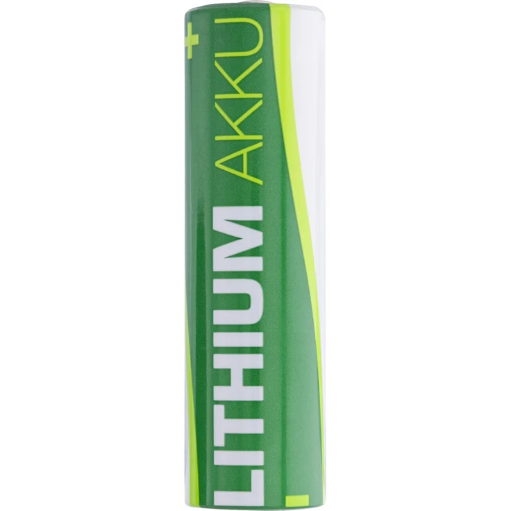InLine® Lithium-Ionen Akku 18650, 3000mAh, 3,7V, wiederaufladbar, Grün