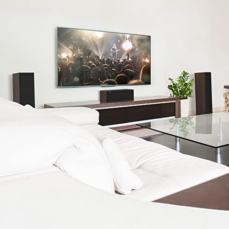 Klipsch RP-5000F II, Bodenlautsprecher mit größerer Tractrix-Hupe, LTS-Titan-Diaphragmen, belüftetem Hochtöner-Design, neuen Keramik-Woofern und abnehmbarem Gitter, Stück Walnuss – Bild 4