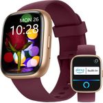 KALINCO Smartwatch mit Telefonfunktion, Fitness Uhr IP68 wasserdicht, 100 Sportmodi, Herzfrequenz, Stress, SpO2, Schlafanalyse, kompatibel mit iOS und Android