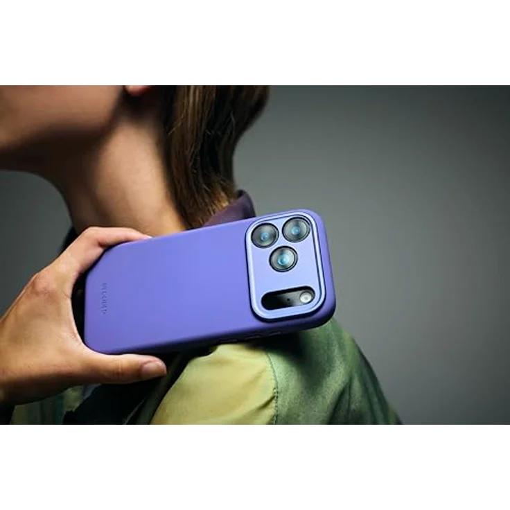 Decoded MagSafe Hülle iPhone 17 Pro, Silikon Schutzhülle mit antimikrobieller Behandlung, violett – Bild 6