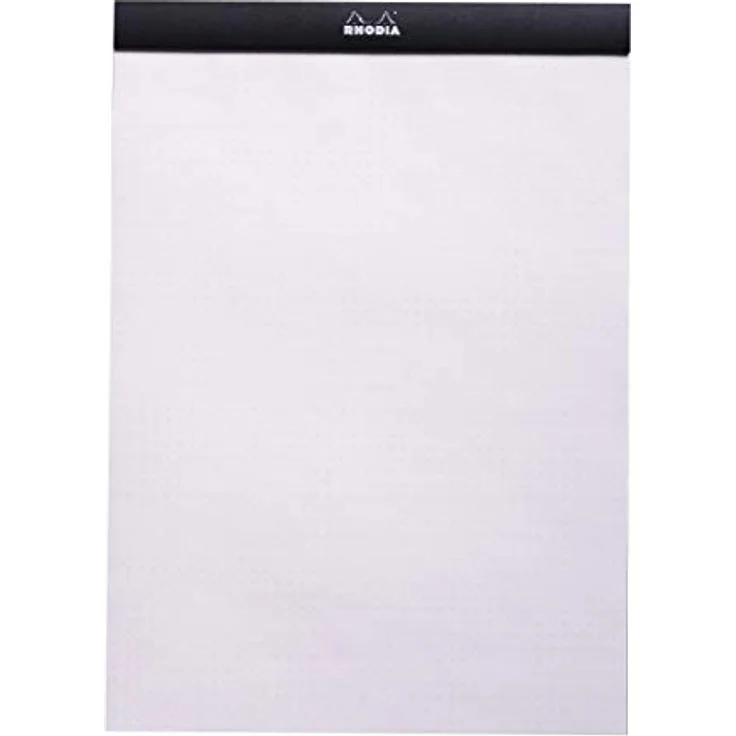 OTTO Notizblock DotPad Nr. 18, A4 Dot Grid schwarz, 80 Blatt PEFC-zertifiziertes Papier, 5mm Abstand – Bild 2