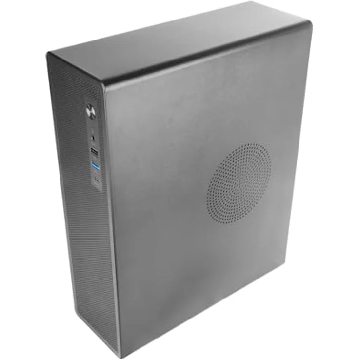 Tacens Aeroslim500, PC-Gehäuse mit TFX Netzteil 500W, Micro ATX, 5x 2,5" Einschübe, schwarz – Bild 2