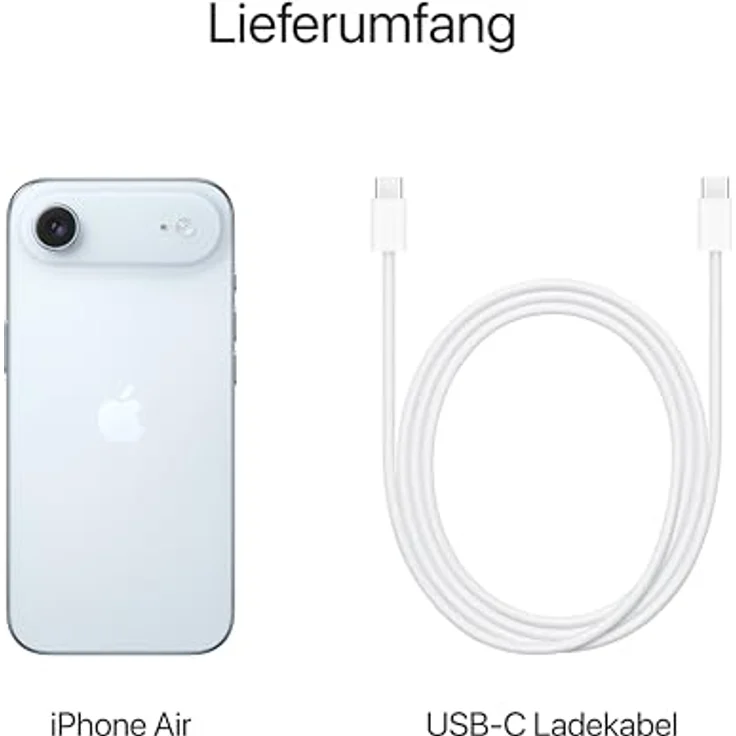 Apple iPhone Air (256 GB, Sky Blue, 6.50", Dual SIM, 5G), Smartphone, Blau – Bild 6