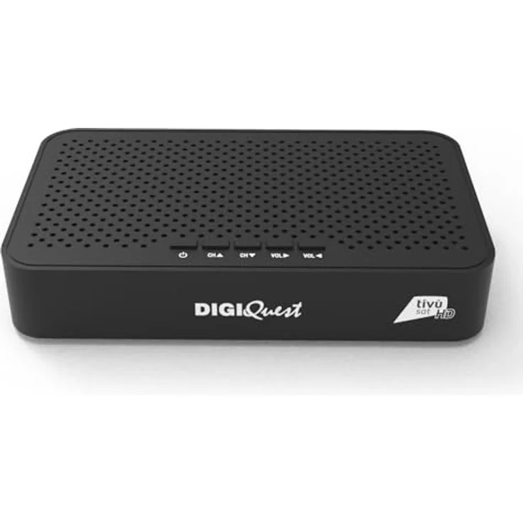 DIGIQUEST Tivùsat Maximo Combo Receiver, DVB-S2 und DVB-T2, 2in1 Fernbedienung, Aufnahmefunktion zuschaltbar, schwarz – Bild 2